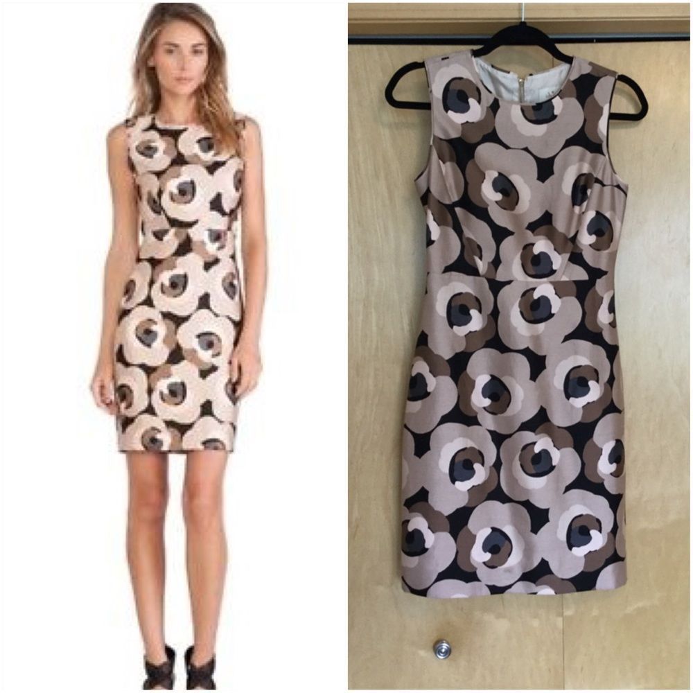 Kate Spade DECO ROSE DELLA DRESS IN NEUTRAL - Picture 6 of 9